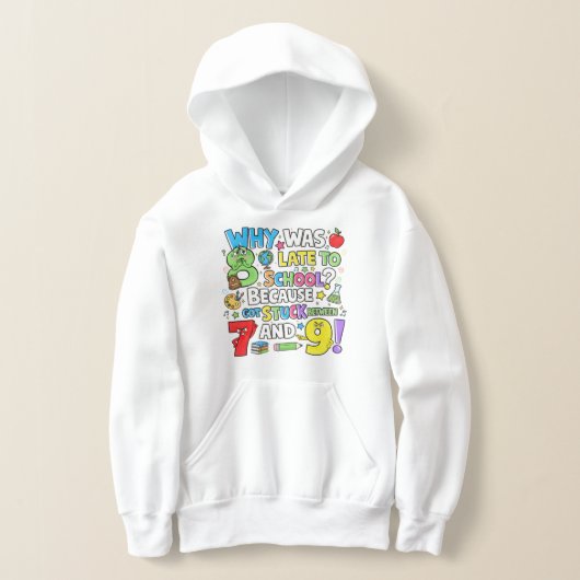 Kids Funny Maths Hoodie | Numbers Joke UK (Poser)