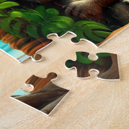 Kids Gorillas Jigsaw Puzzle - Tropical (Côté)