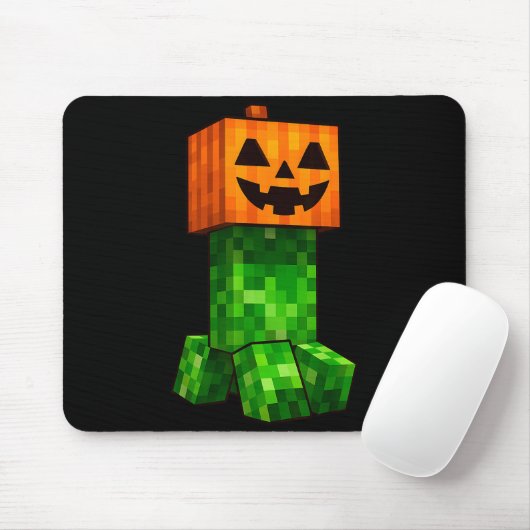 Kids Halloween Gamer Xel Jack O Lantern Pumpkin Bo Muismat (Met muis)