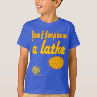 Kids' Hanukkah Shirt - "Grami & Grumpi love me..."