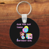 Kids Happy Birthday  Sleutelhanger (Voorkant)