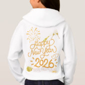 Kids Happy New Year T-Shirt (Achterkant)