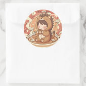 Kids Hedgehog School Sticker Sheet (Tas)