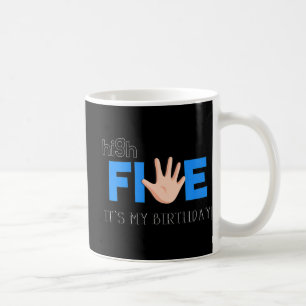 Kids High Five - Cool 5 Year Old Kids Birthday Gif Koffiemok