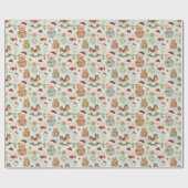 Kids Holiday Wrapping Paper Cadeaupapier (Vlak)