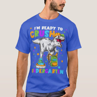 Kids I'm Ready To Crush Kindergarten Monster Truck T-shirt