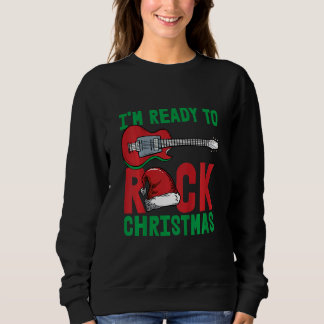 Kids Im Ready To Rock Christmas Pajama Cool Guitar Trui