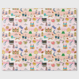 Kids Islamic Gift Wrap – Colourful Eid & Ramadan Cadeaupapier