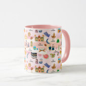 Kids Islamic Mug – Colourful Eid & Ramadan (Devant droit)
