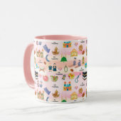 Kids Islamic Mug – Colourful Eid & Ramadan (Devant gauche)