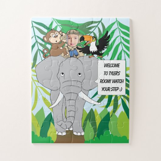 Kids Jungle Safari Jigsaw Puzzle Puzzle (Vertical)