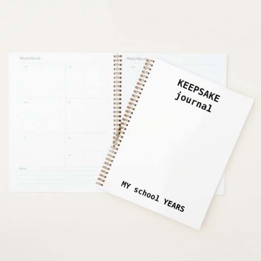  Kids Keepsake Journal - School Year Memory (Devant avec enveloppe)