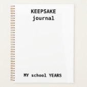 Kids Keepsake Journal - School Year Memory Planner (Voorkant)