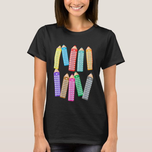 Kids Kids are Learning to Calculate Math Multiplic T-shirt (Voorkant)