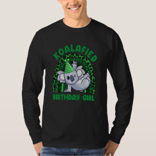 Kids Koalafied Birthday Girls Koala Bear Ki T-shirt