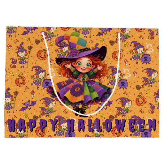 Kids Little Witches  Groot Cadeauzakje (Achterkant)