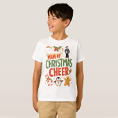 Kids Made of Christmas Cheer Festive T-Shirt (Devant entier)