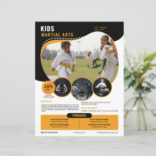 Kids Martial Arts Flyer Sjabloon