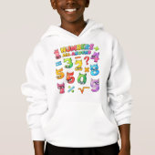 Kids Maths Numbers Hoodie | Number Day UK (Devant)