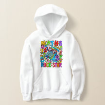 Kids Maths Rock Star Hoodie | Primary School UK
