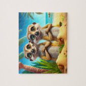 Kids Meerkats Jigsaw Puzzle - Tropical (Vertical)