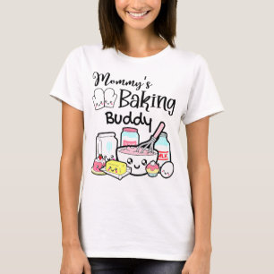 Kids Mommy's Baking Buddy Baking Lover T-shirt