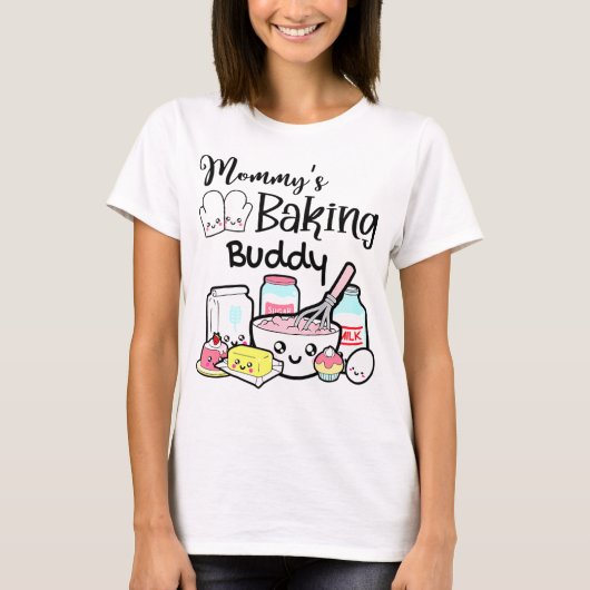 Kids Mommy's Baking Buddy Baking Lover T-shirt (Voorkant)