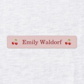 Kids' Name Clothing School Labels with Cherry (Design 1)