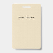 Kids Ninja ID (Customize image & text!) Badge (Achterkant)