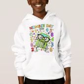 Kids Number Day Hoodie | Colourful Maths Numbers (Devant)