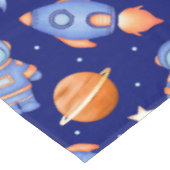 Kids Outer Space Rocket Ship & Astronaut Tafelkleed (Gekanteld)
