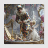 Kids pillow with 3D photography of a mother and da (Voorkant)