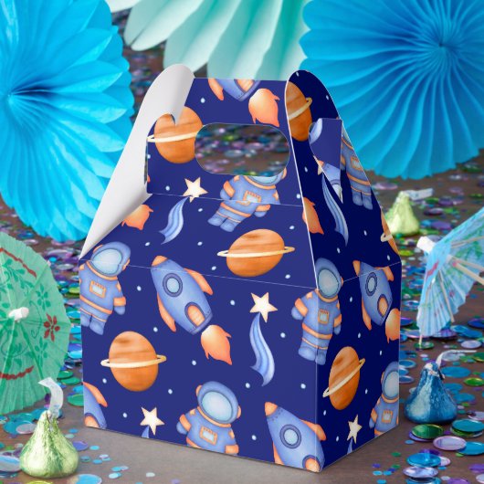Kids Planets Spaceship & Astronaut Bedankdoosjes (Feest)