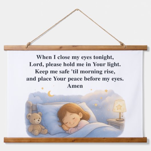 Kids Prayer Hangend Wandkleed (Voorkant)
