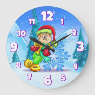 Kids Room Decor Round Clock Grote Klok