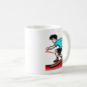 Kid's Skateboarder Mug (Devant droit)