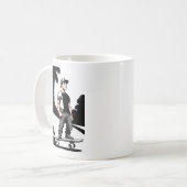 Kid's Skateboarder Mug (Devant gauche)