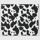 Kids Verjaardag Koeienhuid Print Cadeaupapier (Vlak)