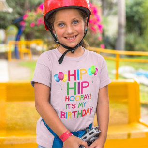 Kids Verjaardagsfeestje Custom Design T-shirt