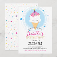 KIDS VERJAARDAGSFEESTJE UITNODIGEN kawaii ijsje ke