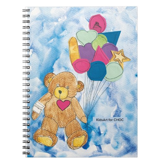 KidsArt for CHOC - Ours avec Carnet à ballons (Devant)