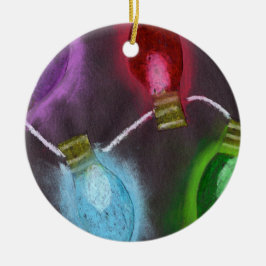 KidsArt voor CHOC - Shine Bright Christmas Lights Keramisch Ornament