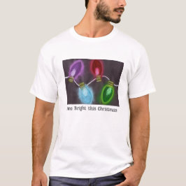KidsArt voor CHOC - Shine Bright Christmas Lights T-shirt