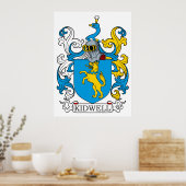 Kidwell Family Crest Poster (Keuken)