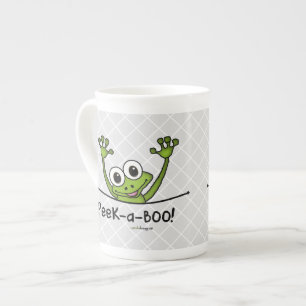 Kiekeboe Huisdieren (Leuk, Blij, Cute Kikker) Porselein Kop