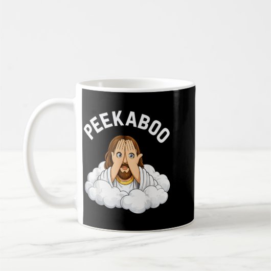Kiekeboe Jezus Koffiemok (Links)