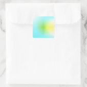 Kiekenblad Vierkante Sticker (Tas)