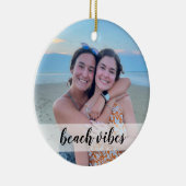 Kiekenblokjes aangepaste fotoversiering - kerstcad keramisch ornament (Rechts)