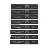 Kiekenbonetiket met warme kerstmis (Vel)