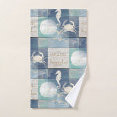 Kiekenset voor Happy Place Blue Aqua Zee Bad Handdoek (Handdoek)